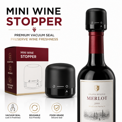 🍷🎁 Holiday Hosting Essential | Reusable Twist-Lock Wine Stoppers – 2PCS, Save 35%