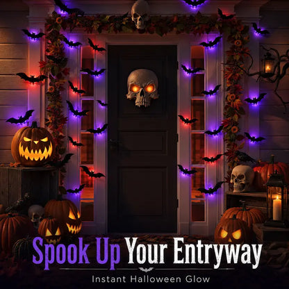 🦇🎃3D LED Bat Wall Decorations
