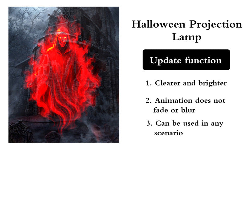 🎃 50% OFF TODAY! 32FT HD Halloween Projector Light – 10 Spooky Patterns to WOW Your Party 👻✨