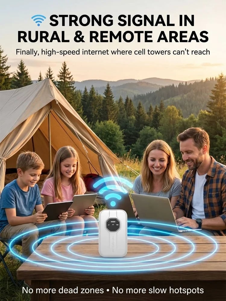 🔥 50% Launch Offer | Boundless Portable Wi-Fi Hotspot – Pocket-Size Connectivity for Travel & Work