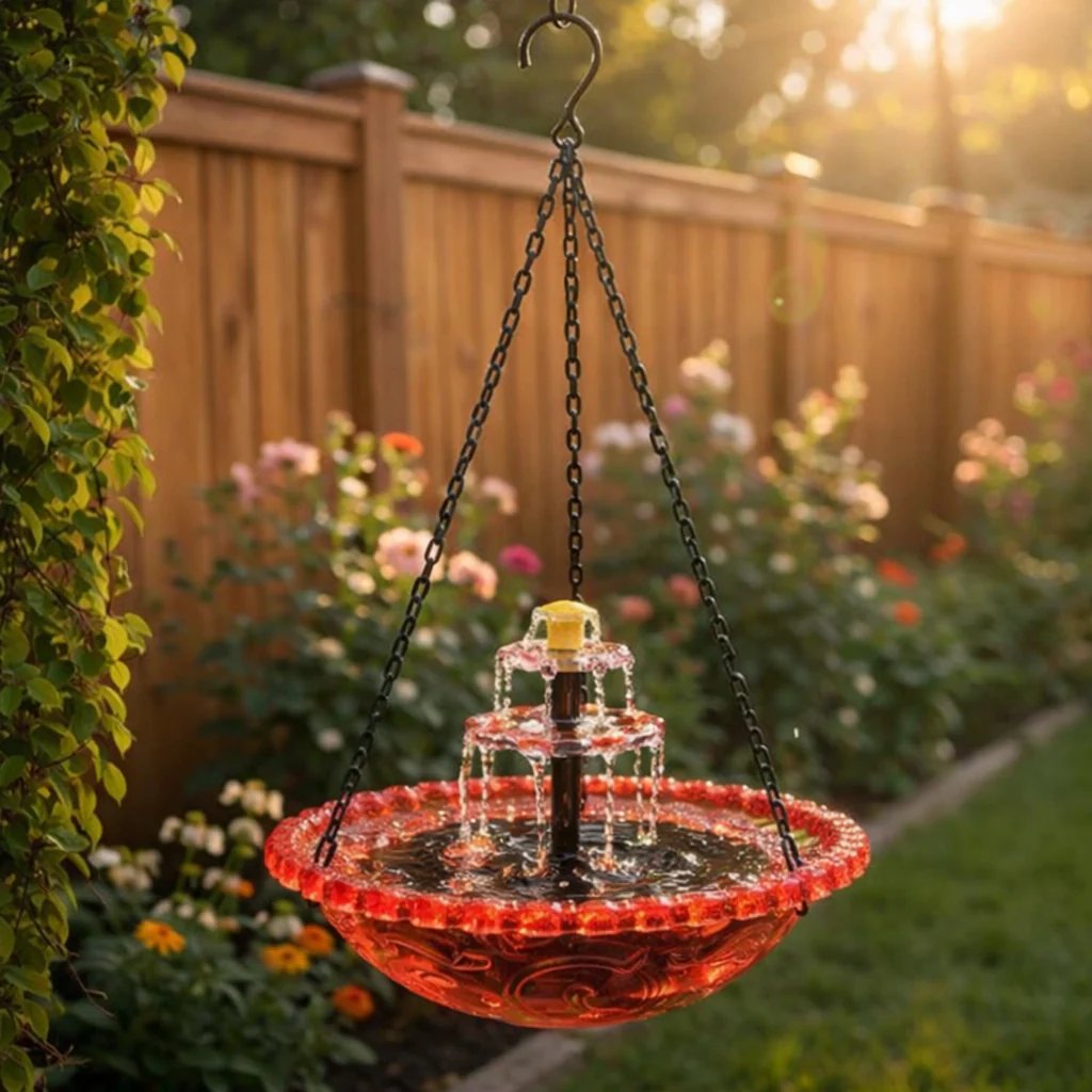 🔥 Last Day 49% OFF– Solar Cascade Bird Bath Fountain | Buy 2 Free Shipping 🎁