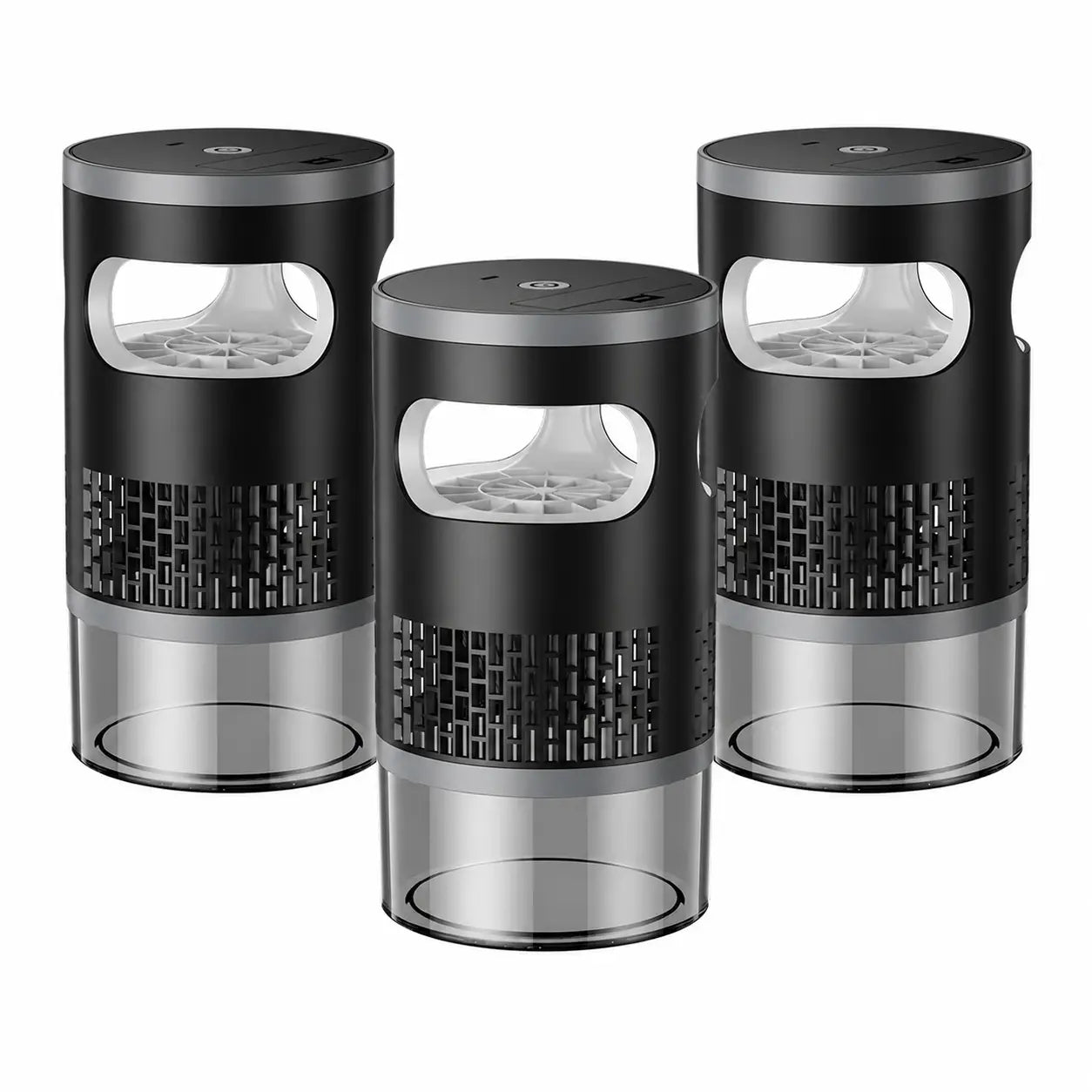 🦟✨ Indoor Insect Trap with UV Light & Powerful Suction | Non-Zapper Bug Catcher for Mosquitoes, Fruit Flies, Gnats & Moths | USB Rechargeable (Includes 18650 Lithium Battery)