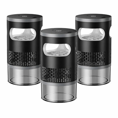 🦟✨ Indoor Insect Trap with UV Light & Powerful Suction | Non-Zapper Bug Catcher for Mosquitoes, Fruit Flies, Gnats & Moths | USB Rechargeable (Includes 18650 Lithium Battery)