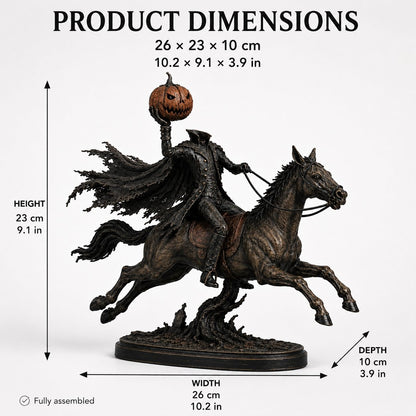 🔥 Halloween Special – Headless Horseman Midnight Ride Statue 🎃🏇