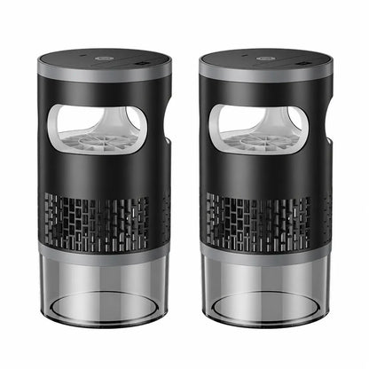 🦟✨ Indoor Insect Trap with UV Light & Powerful Suction | Non-Zapper Bug Catcher for Mosquitoes, Fruit Flies, Gnats & Moths | USB Rechargeable (Includes 18650 Lithium Battery)