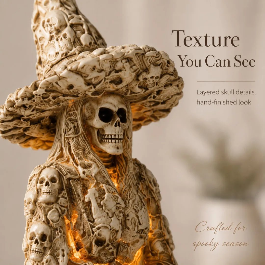 🔥HOT SALE 49% OFF—Skeleton Witch Ornament ✨ | Buy 2 Free Shipping 🎁
