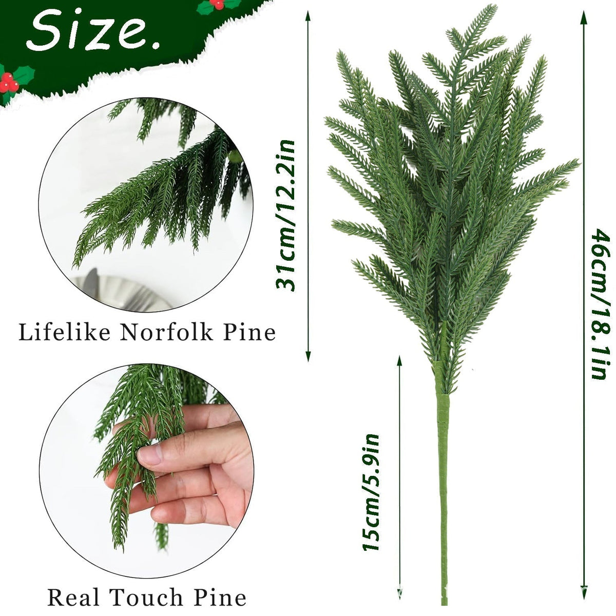 🎄 Holiday Home Special | Enchanted Evergreen Pine Set with Warm Lights – Save 44%