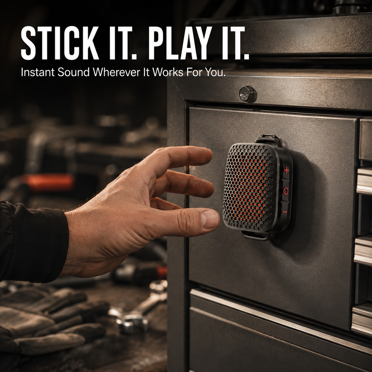 🔊 Magnetic Clip-On Bluetooth Speaker – IPX7 Waterproof, TWS Stereo & Ultra-Light 80g Wearable Design🏅