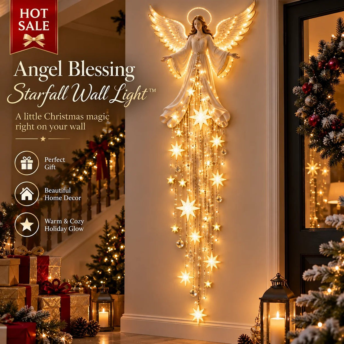 🔥 50% OFF Today | Let Your Christmas Glow with an Angel’s Blessing ✨👼