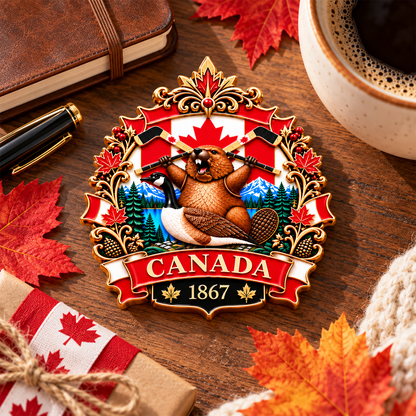 🇨🇦🍁 Canada 160 Years – “A Mari Usque Ad Mare” Commemorative Badge