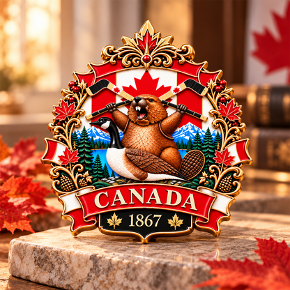 🇨🇦🍁 Canada 160 Years – “A Mari Usque Ad Mare” Commemorative Badge