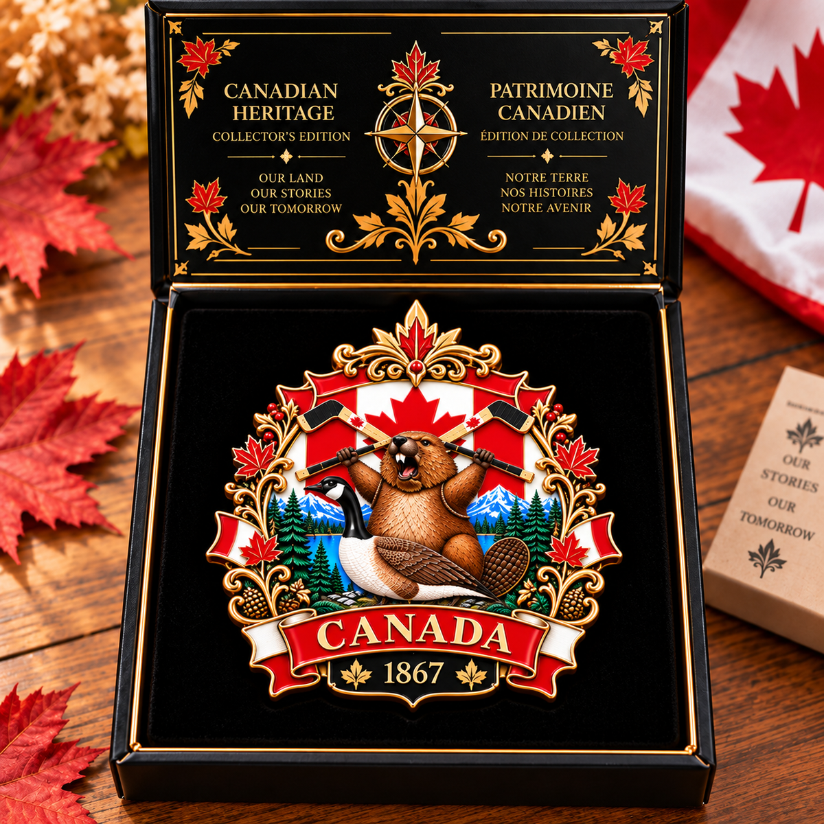 🇨🇦🍁 Canada 160 Years – “A Mari Usque Ad Mare” Commemorative Badge