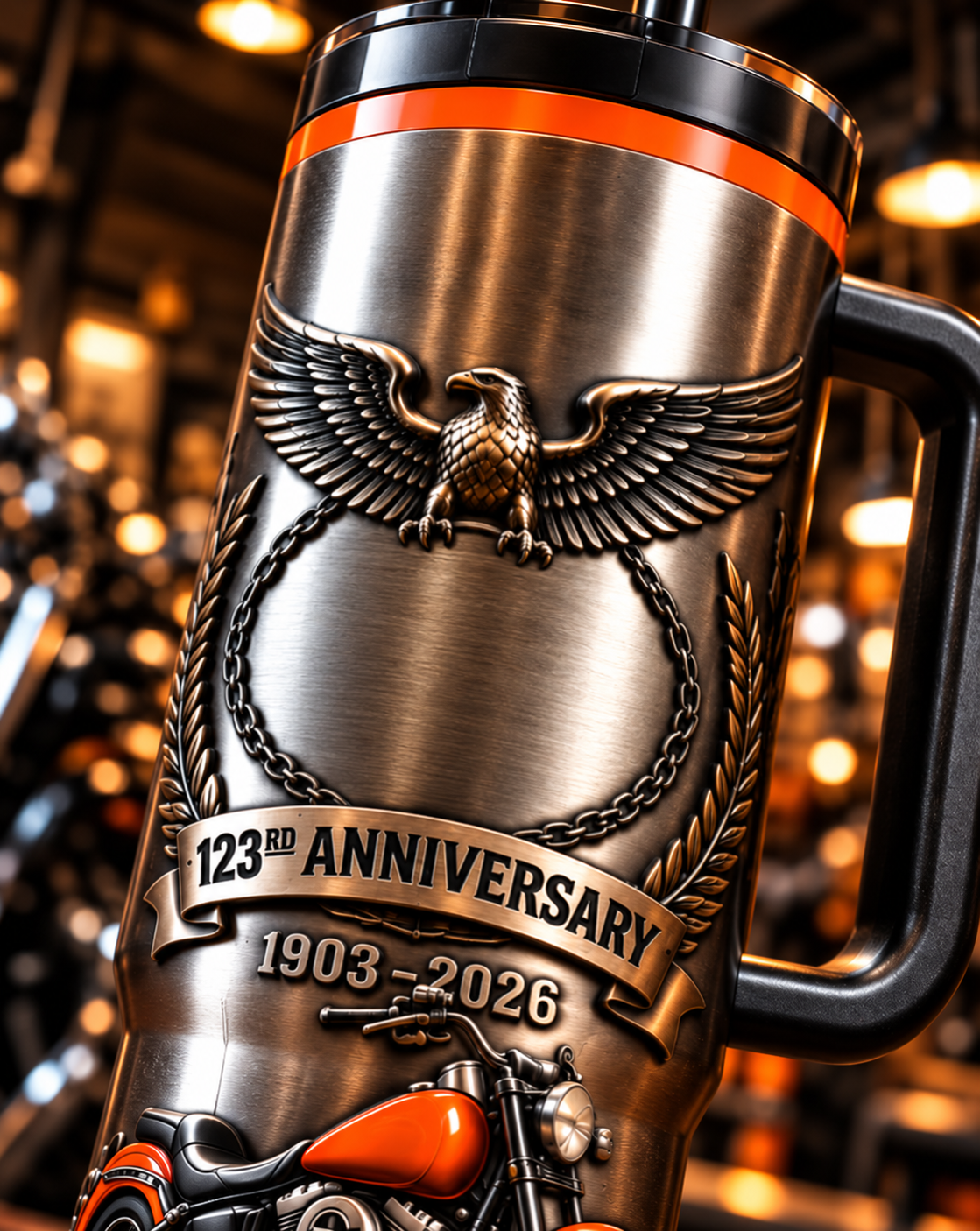 🔥 123rd Anniversary Commemorative Tumbler (1903–2026) – Celebrating 123 Years of Legacy! 🏆