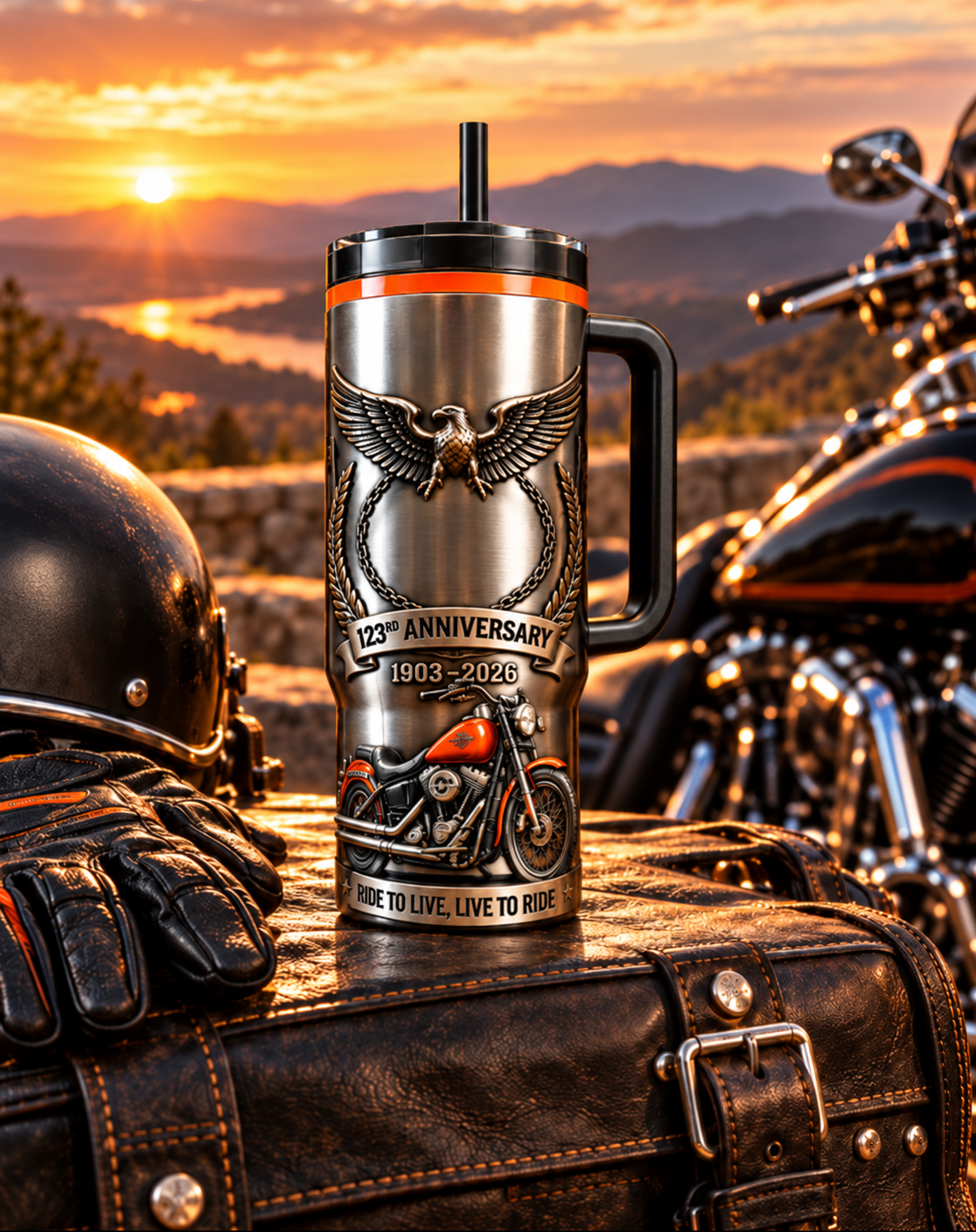 🔥 123rd Anniversary Commemorative Tumbler (1903–2026) – Celebrating 123 Years of Legacy! 🏆
