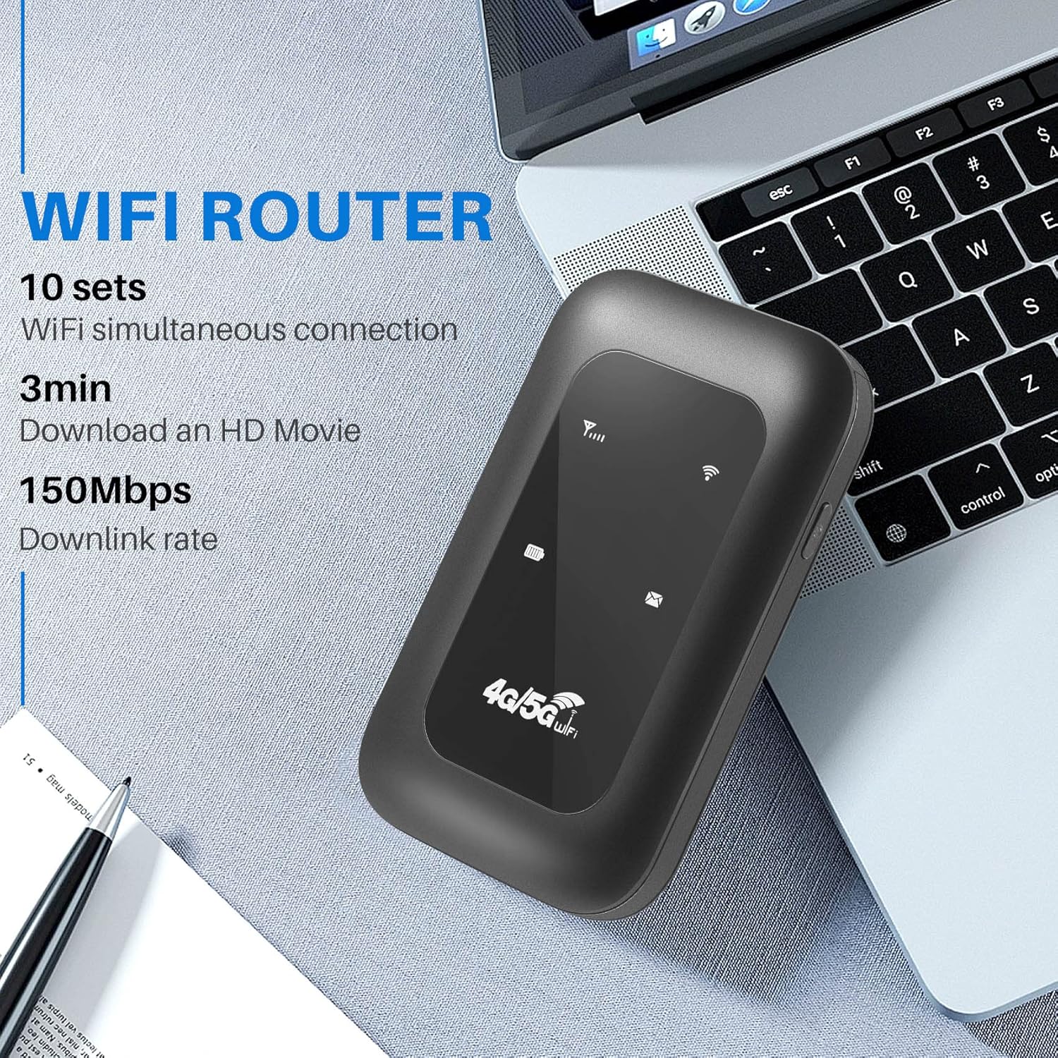 📶 Pocket WiFi – Ready in Seconds No Setup. No Hassle. Just Connect.
