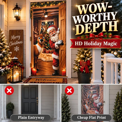 ✨Give Your Front Door a Christmas Makeover – 7 Festive Designs