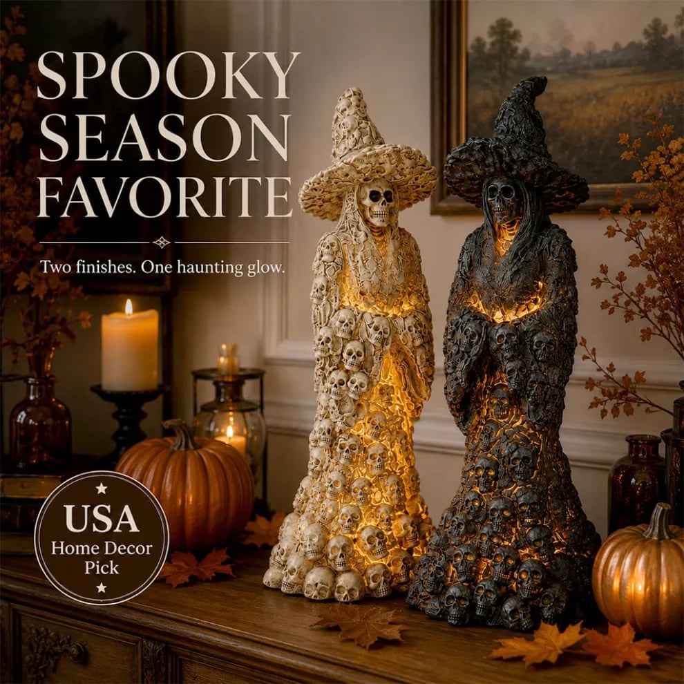 🔥HOT SALE 49% OFF—Skeleton Witch Ornament ✨ | Buy 2 Free Shipping 🎁