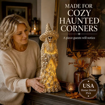🔥HOT SALE 49% OFF—Skeleton Witch Ornament ✨ | Buy 2 Free Shipping 🎁