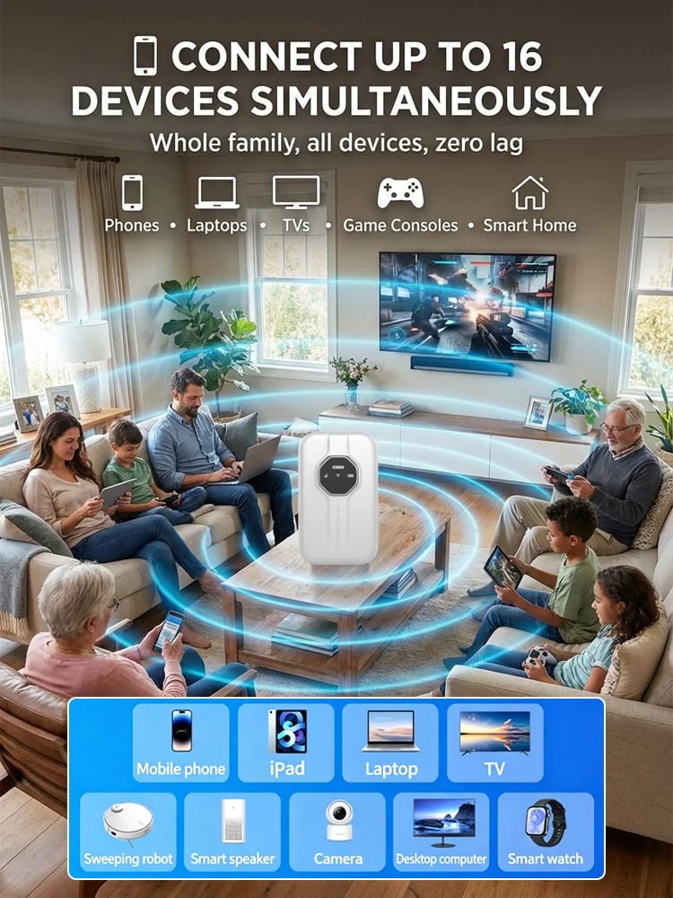 🔥 50% Launch Offer | Boundless Portable Wi-Fi Hotspot – Pocket-Size Connectivity for Travel & Work