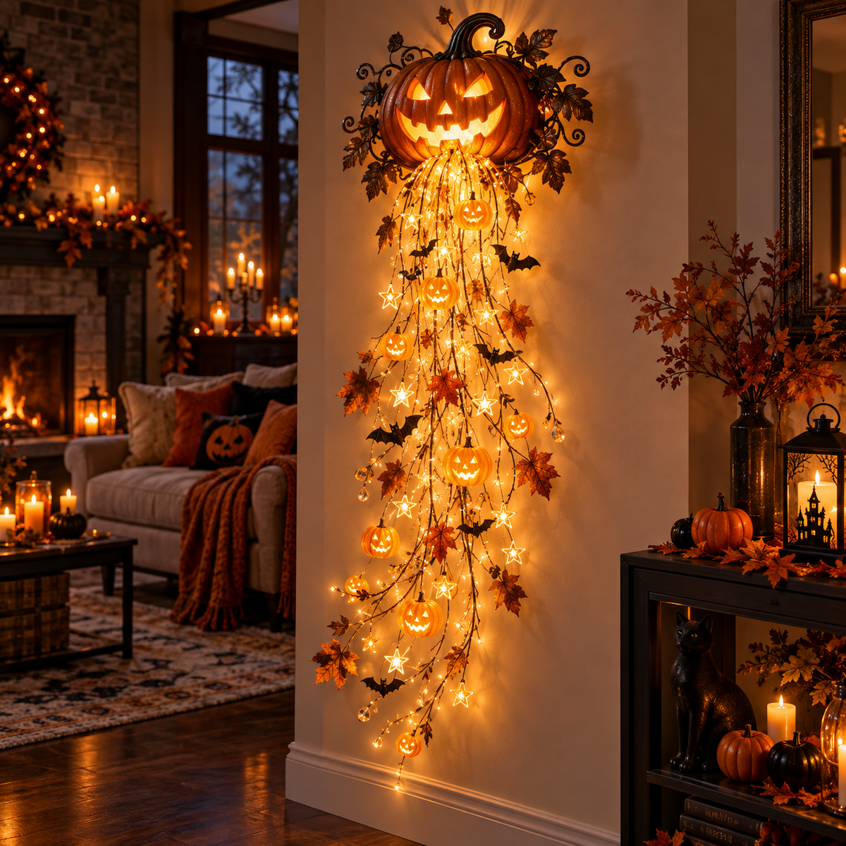 🎃✨Last Day 49% OFF✨Elegant Halloween Cascade Wall Light Collection