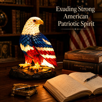 🎁 Last Day 50% OFF 🇺🇸 Patriotic Eagle LED Table Lamp – Proud American Home Decor 🦅Buy 2 Free Shipping