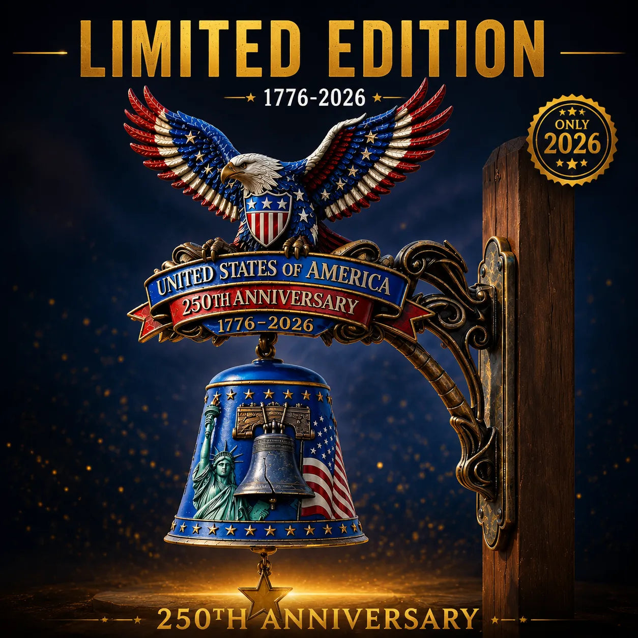 🔥 Limited Time 50% OFF 🇺🇸 250th Anniversary Freedom Bell🦅