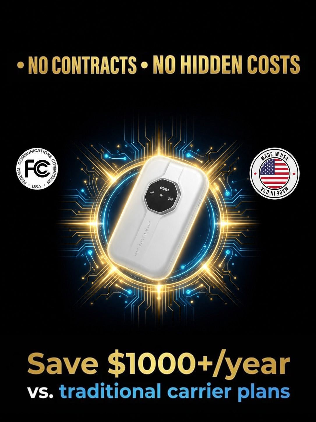 🔥 50% Launch Offer | Boundless Portable Wi-Fi Hotspot – Pocket-Size Connectivity for Travel & Work