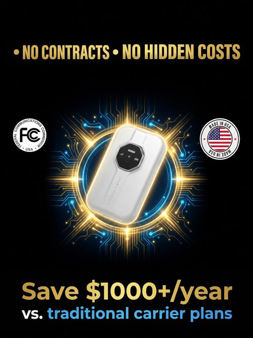 🔥 50% Launch Offer | Boundless Portable Wi-Fi Hotspot – Pocket-Size Connectivity for Travel & Work