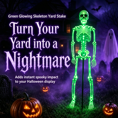 🔥 50% OFF + Buy 2 Get Free Shipping 💀 Solar Skull Garden Stake Light
