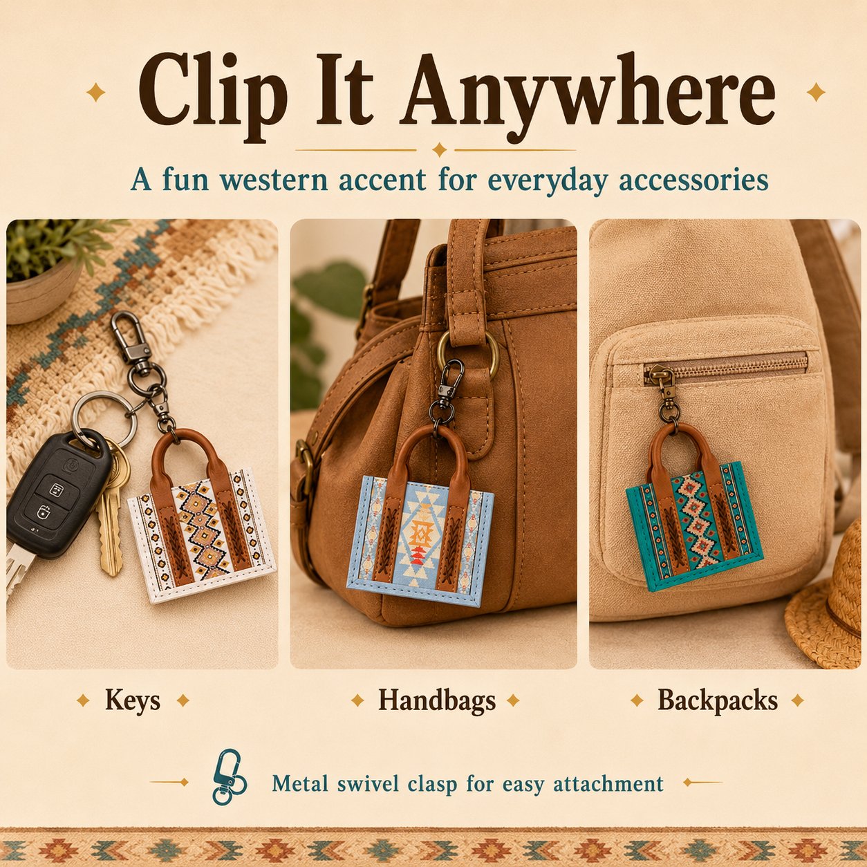 🤠Southwestern Mini Tote Blind Box – Unbox a Little Western Surprise