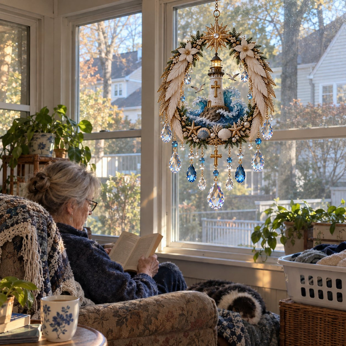 ✝️ Christian Crystal Suncatcher | 5 Faith-Inspired Window Designs with Cascading Rainbow Crystals ✨