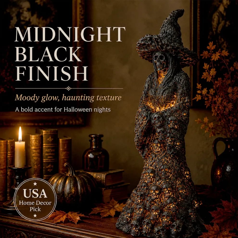 🔥HOT SALE 49% OFF—Skeleton Witch Ornament ✨ | Buy 2 Free Shipping 🎁