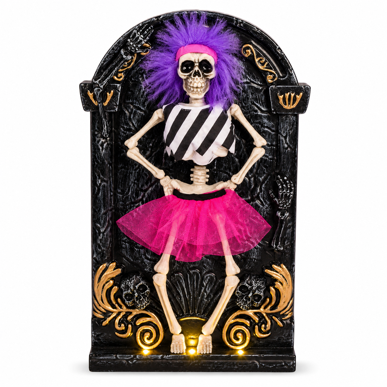 💀 They Actually Move! Animated Light-Up Dancing Skeleton Collection