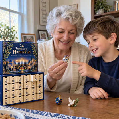 🕎 Limited Holiday Offer | 24 Treasures of Hanukkah – Open, Discover & Build a Meaningful Collection · Save 48%