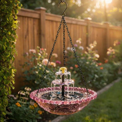 🔥 Last Day 49% OFF– Solar Cascade Bird Bath Fountain | Buy 2 Free Shipping 🎁
