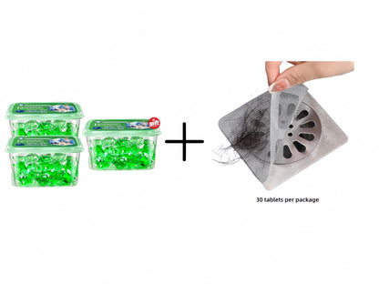 🥳2026 HOT SALE🥳💞50K+ SOLD!🏠💧 50% OFF! Drain Deodorizer Pods – Bio‑enzyme formula neutralizes smells at the source. Instant fresh scent, no harsh chemicals. Say goodbye to embarrassing odours. 🚰✅