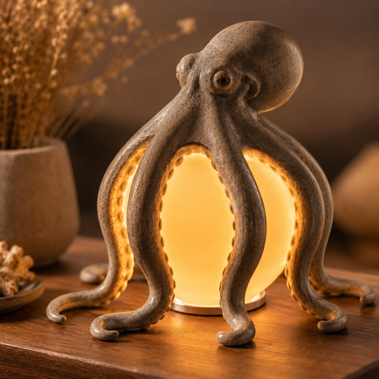 🐙 Last Day 50% OFF – Ocean Octopus Table Lamp 🌊