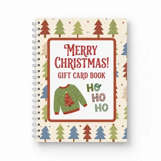 🎄 Christmas Gift Card Book – Fill, Flip & Surprise 🎁
