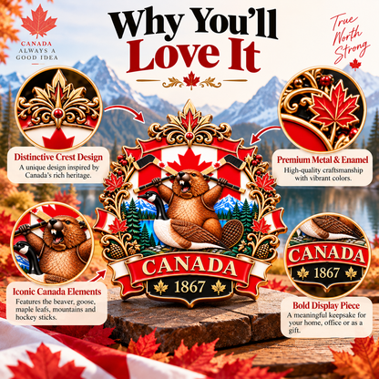 🇨🇦🍁 Canada 160 Years – “A Mari Usque Ad Mare” Commemorative Badge