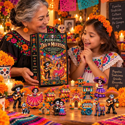 🎁 Limited-Time 42% OFF | Build Your Own Day of the Dead Village – 24-Day Collector Calendar