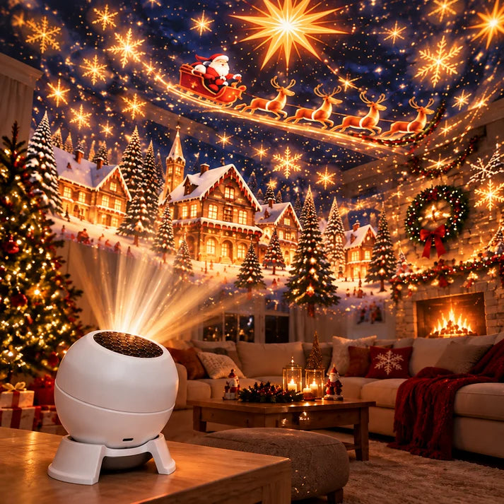 🎮 Pixel Fantasy Scene Projector – Ambient Decor for Gaming Rooms