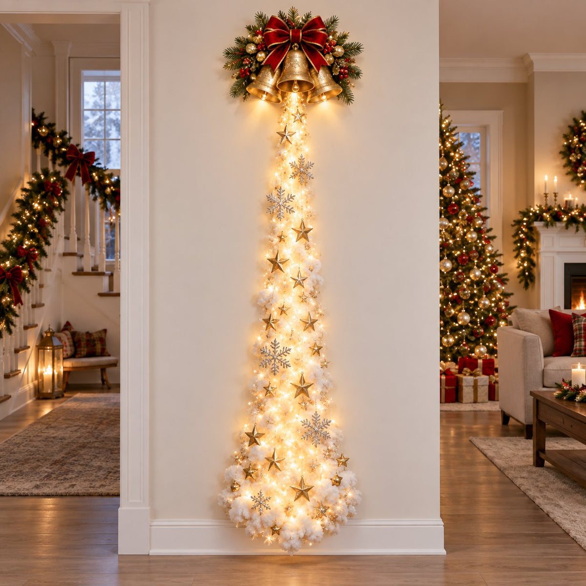🚚 Free Shipping|✨Christmas Magic Trail Wall Light - A Little Christmas Magic, Right on Your Wall✨