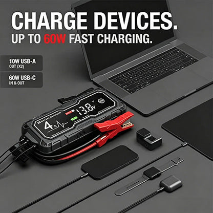 🔥 Black Friday Limited-Time Offer: Save 49% + Free Shipping! Boost X GBX155 4250A Car Jump Starter—your reliable partner when it counts, suitable for 10.0L gasoline and 8.0L diesel engines.