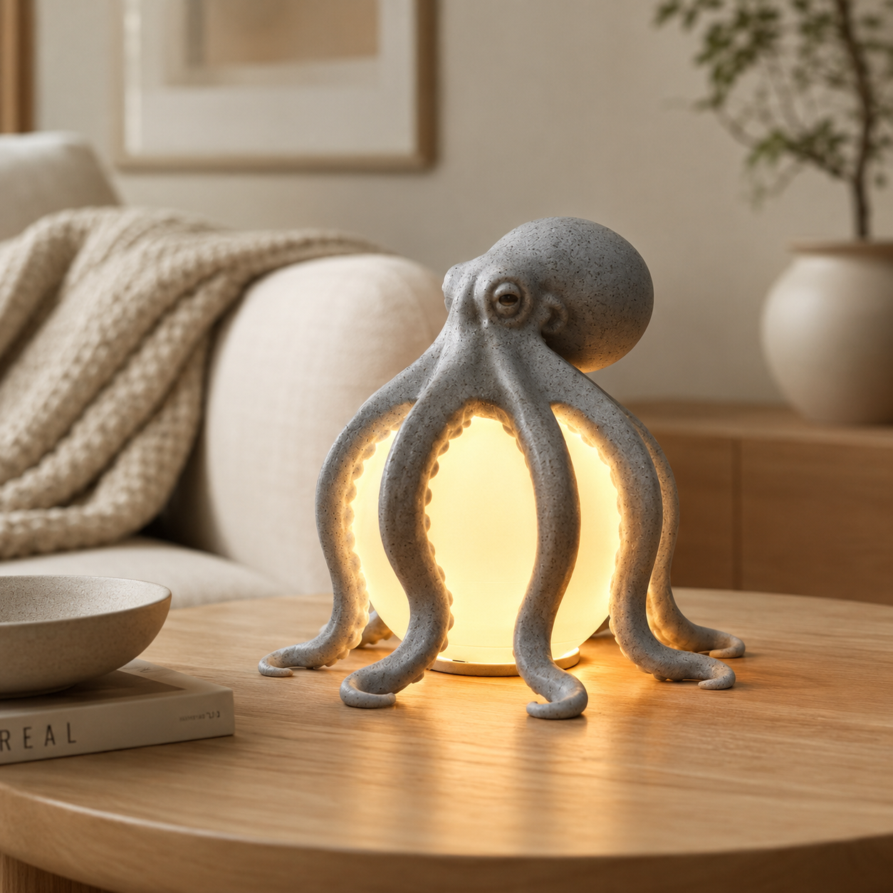 🐙 Last Day 50% OFF – Ocean Octopus Table Lamp 🌊