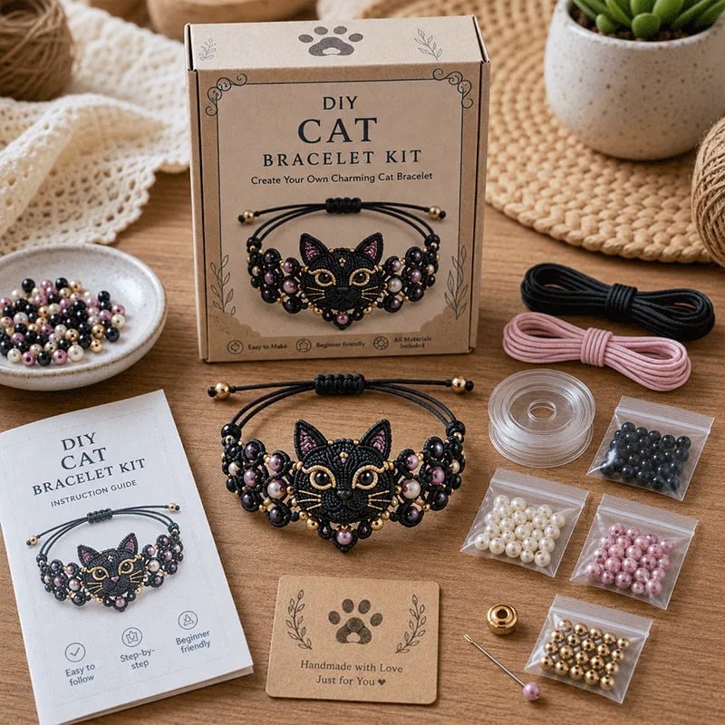 🎀 Last Day 49% OFF | Cute DIY Bead Bracelet Kit ✨