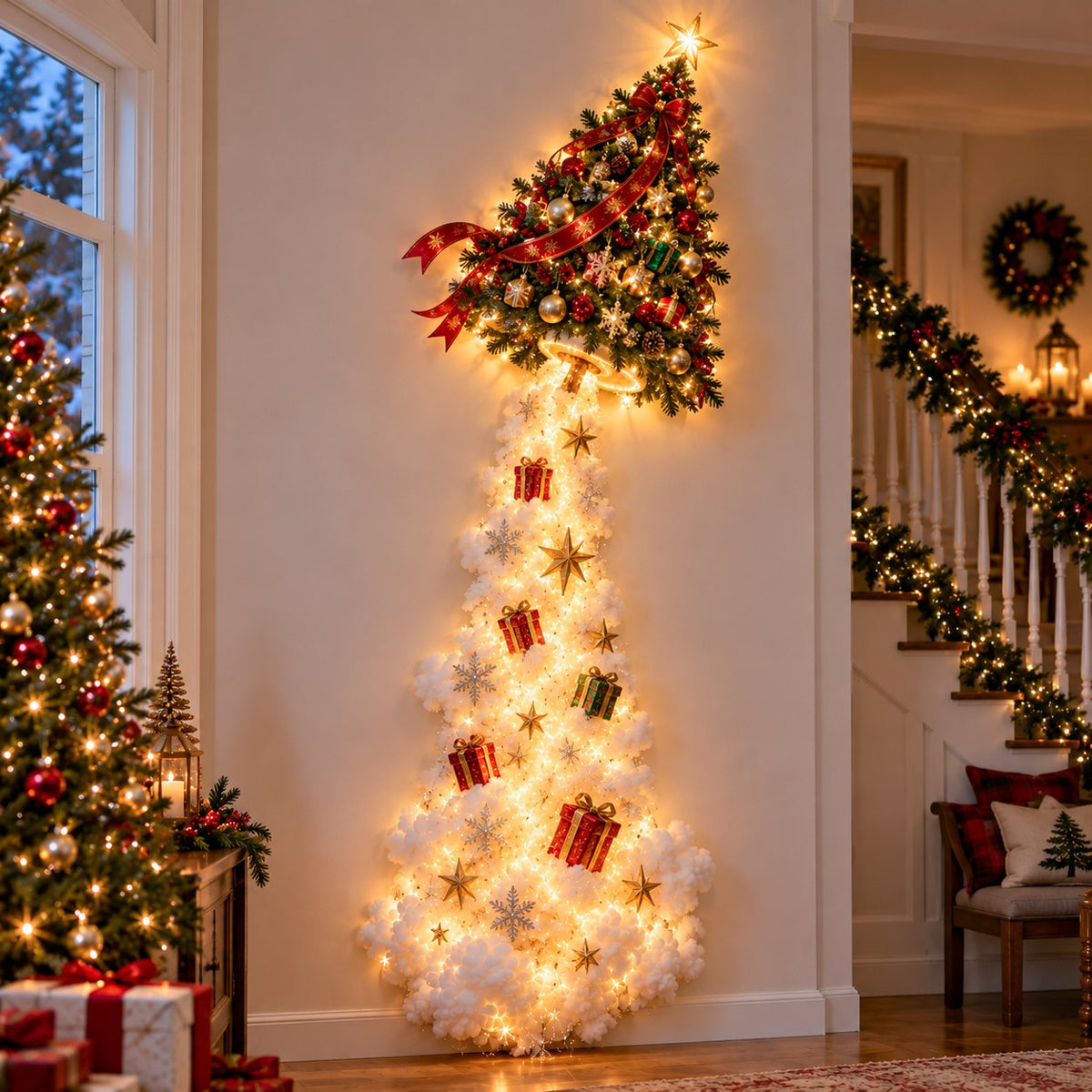 🚚 Free Shipping|✨Christmas Magic Trail Wall Light - A Little Christmas Magic, Right on Your Wall✨