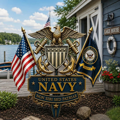 🏆Last Day Promo: 47% OFF 🎖️-US Marine Corps Semper Fidelis Tribute Garden Stake - ✈️Buy 2 Free Shipping Today!