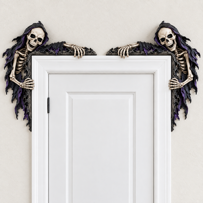 💀✨ShadowGrave™ Halloween Door Corner Topper