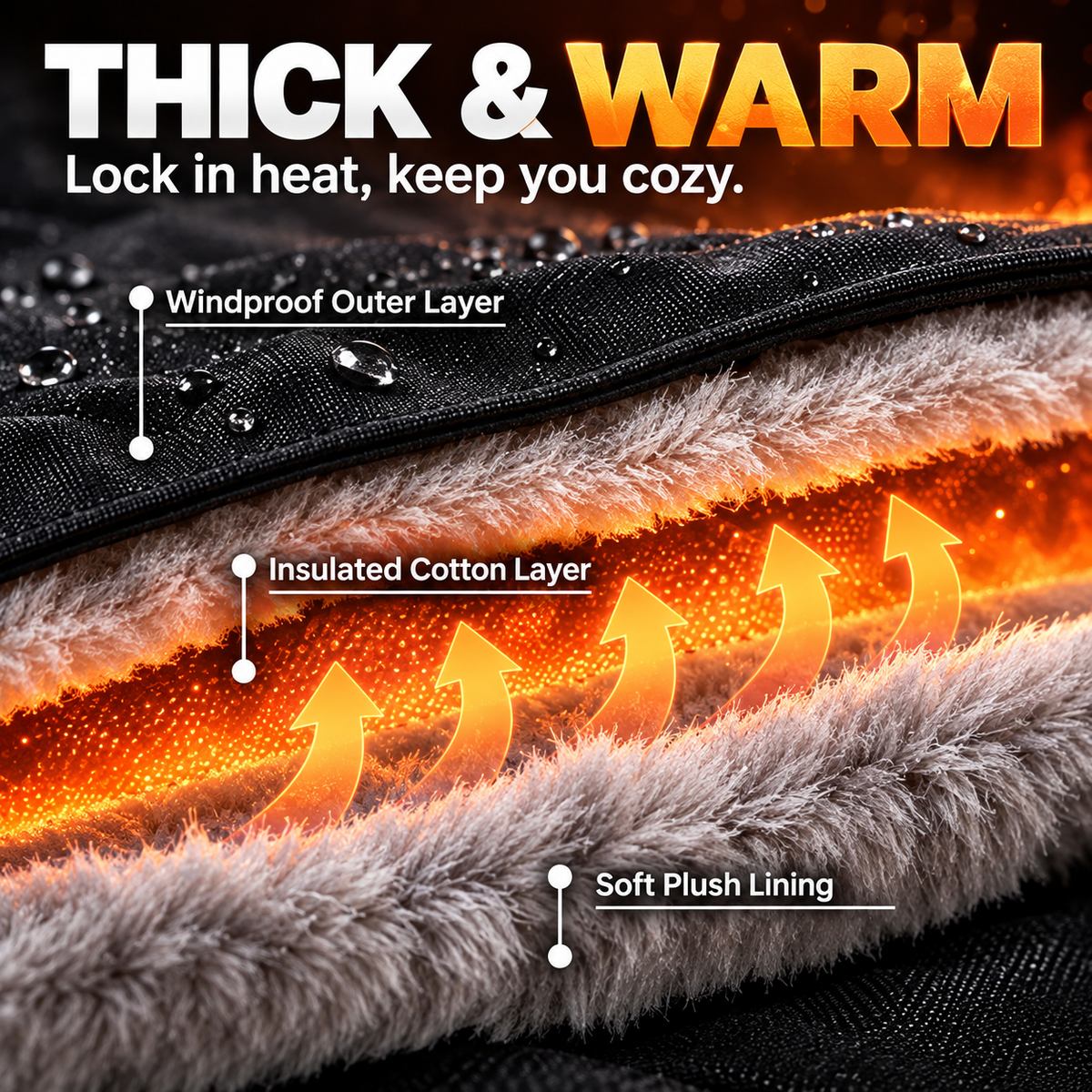 Unisex Fleece-Lined Winter Trapper Hat with Face Cover