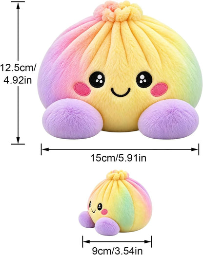 Giant Dumpling Pillow Cute Plush Stuffed Steamed Bun Pillow Home Decor